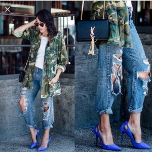 Carmar Boyfriend Fit Destroyed Denim